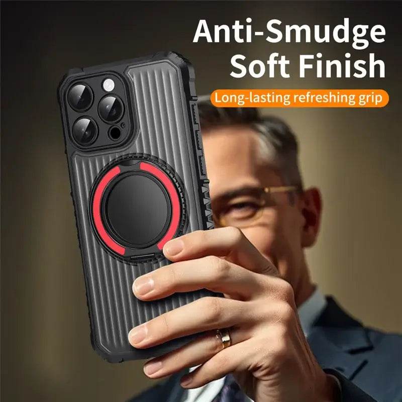 Bolt Clad Magnetic Kickstand Case Mobile Case by CoverMeUp - Style 7