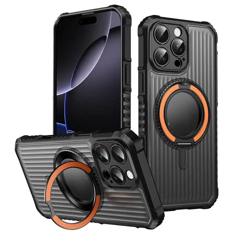 Bolt Clad Magnetic Kickstand Case Mobile Case by CoverMeUp - Style 2