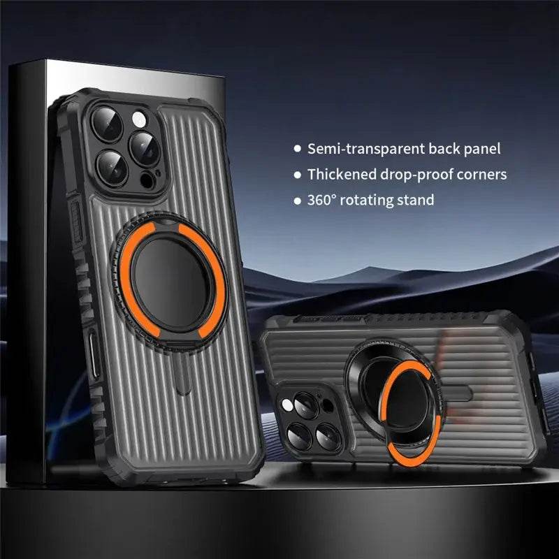 Bolt Clad Magnetic Kickstand Case Mobile Case by CoverMeUp - Style 4