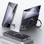 Galaxy Z Fold7 Infinity Luxe Leather Kickstand Case Mobile Case by CoverMeUp - Style 5