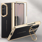 golden-royal-luxe-kickstand-case Mobile Case by CoverMeUp - Style 6