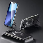 Vectura Carbon Core Magnetic Bracket Case Mobile Case by CoverMeUp