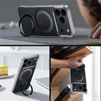 Vectura Carbon Core Magnetic Bracket Case Mobile Case by CoverMeUp - Style 7