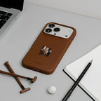 Santa Barbara Polo JUSTIN Series Case for iPhone 17 Pro (BROWN)