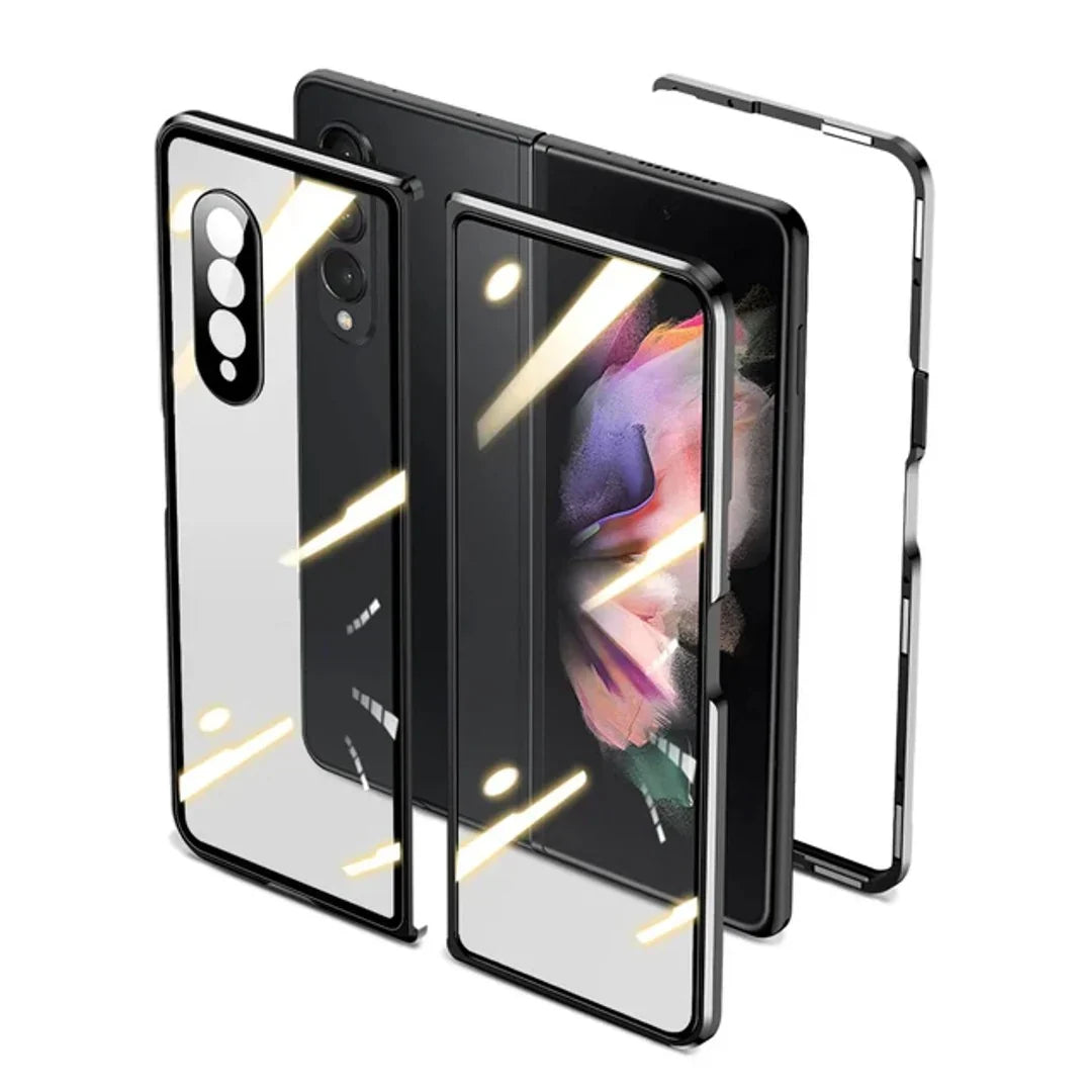 Galaxy Z Fold7 (Front+Back) Protection Magnetic Fit Case Mobile Case by CoverMeUp - Style 8