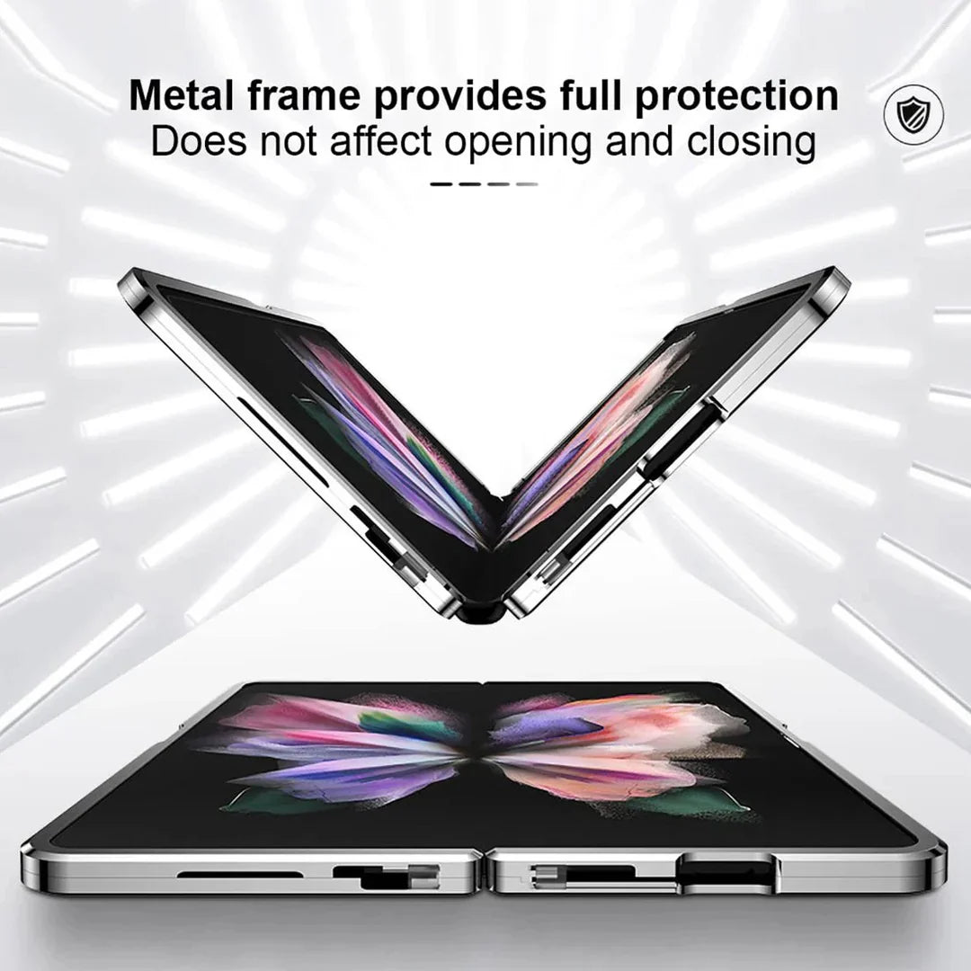 Galaxy Z Fold7 (Front+Back) Protection Magnetic Fit Case Mobile Case by CoverMeUp - Style 6