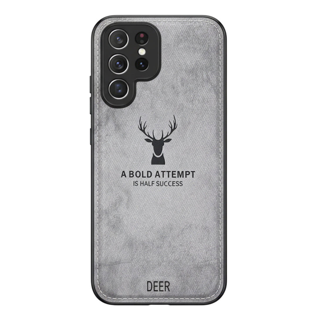 Deer Pattern Elegance Leather Case Mobile Case by CoverMeUp - Style 5