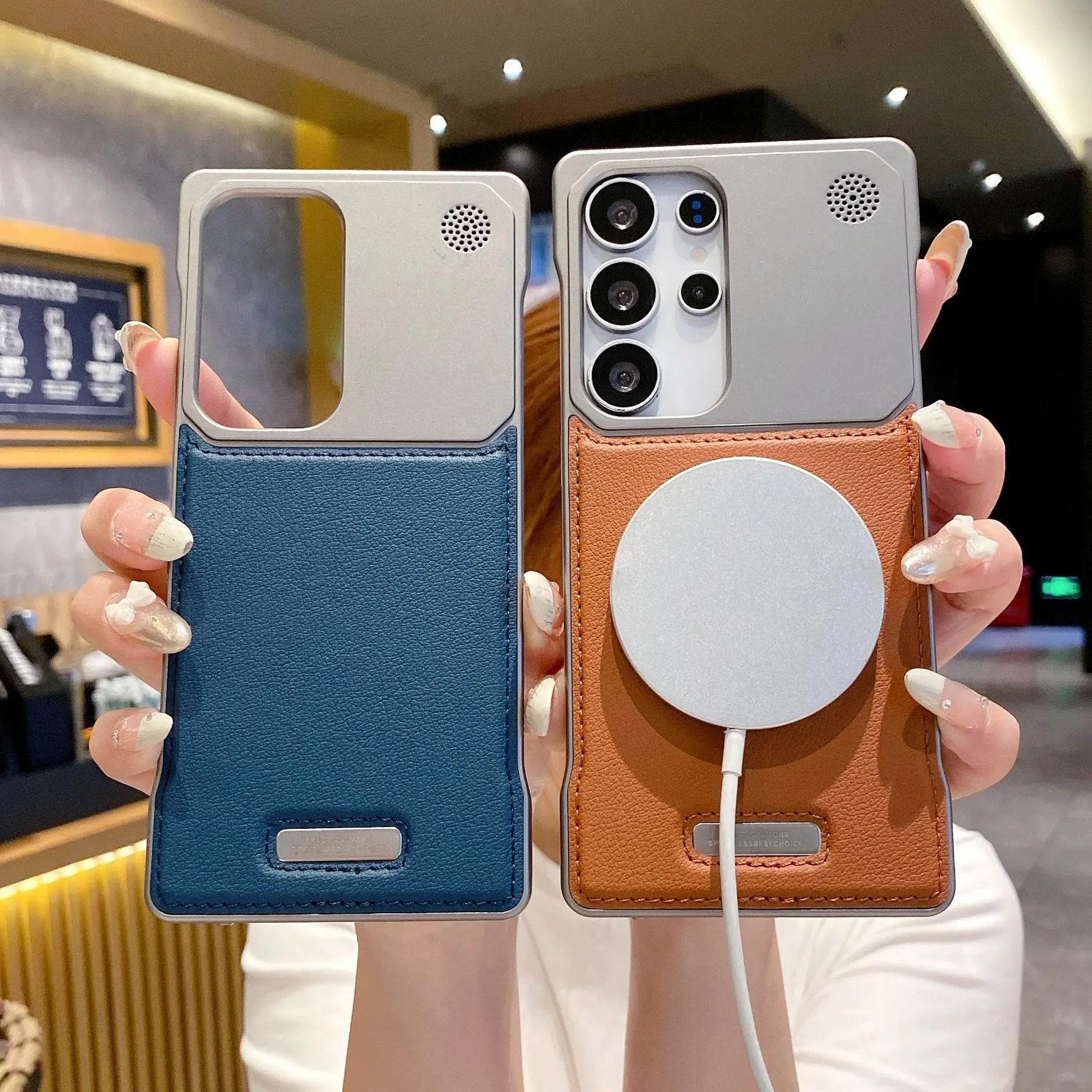 Aero Flex Premium Leather Case - Samsung Mobile Case by CoverMeUp - Style 17