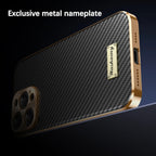 Royal Crown Golden Fiber Case Mobile Case by CoverMeUp - Style 3