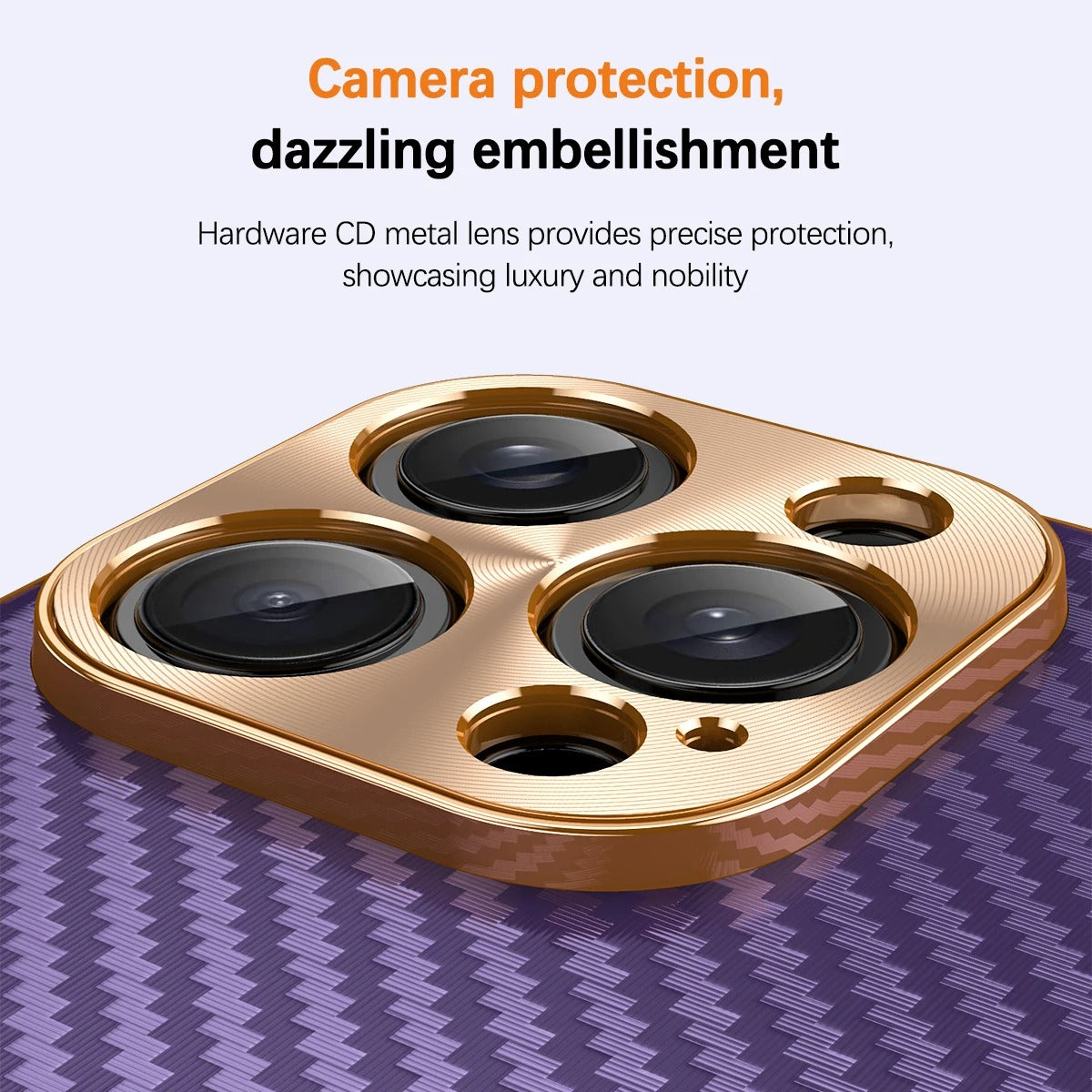 Royal Crown Golden Fiber Case Mobile Case by CoverMeUp - Style 5