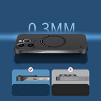 Protective Apple iPhone Back Cover - Magna Guard Borderless Magnetic Case - iPhone - Style 10