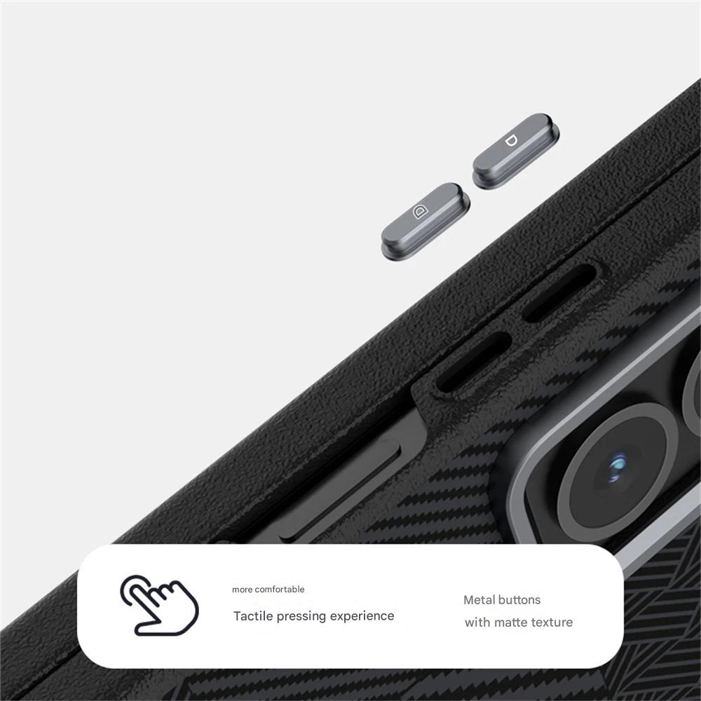 Satin Weave Stripe Carbon Case Mobile Case by CoverMeUp - Style 5