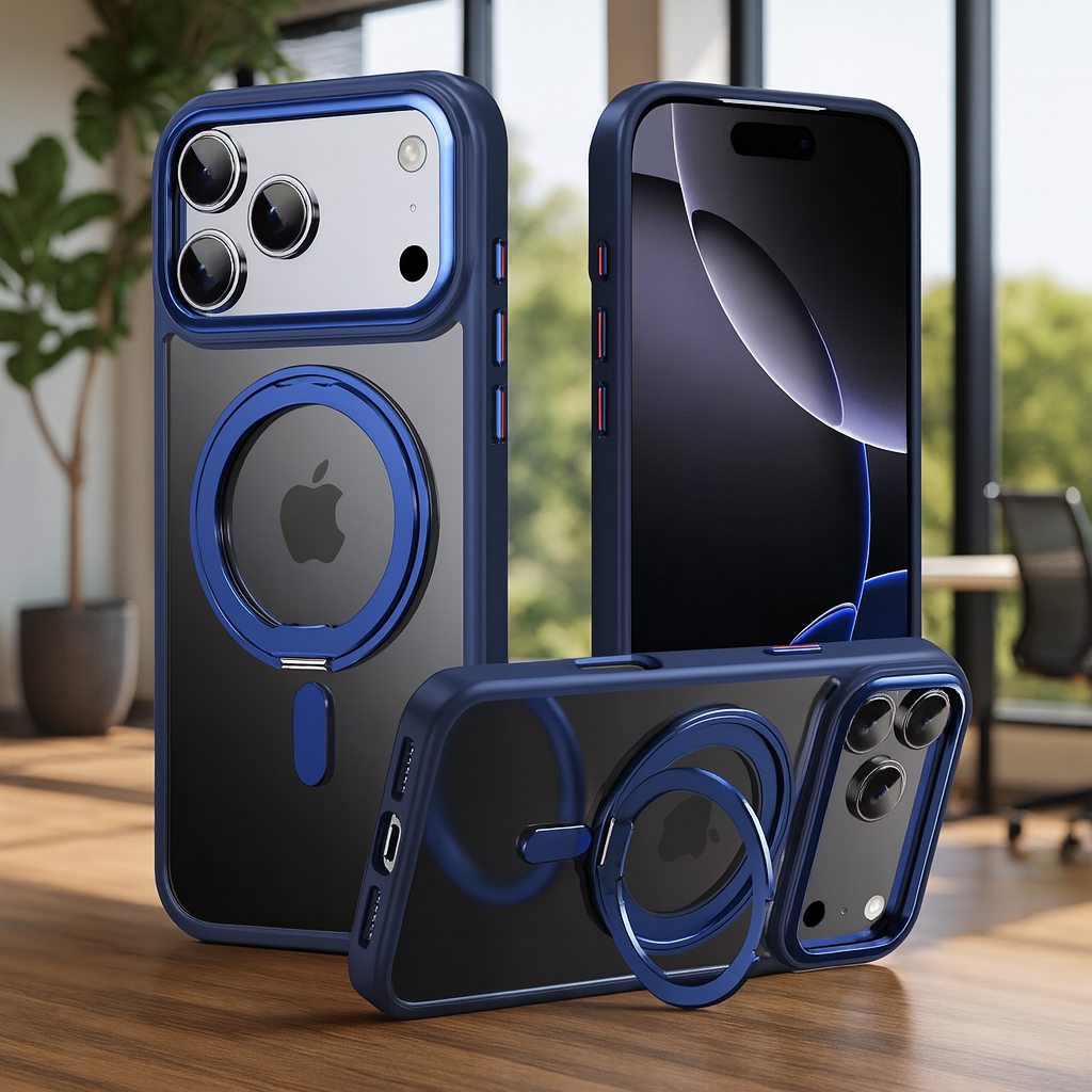 Hybrid Protection Magnetic Ring Case