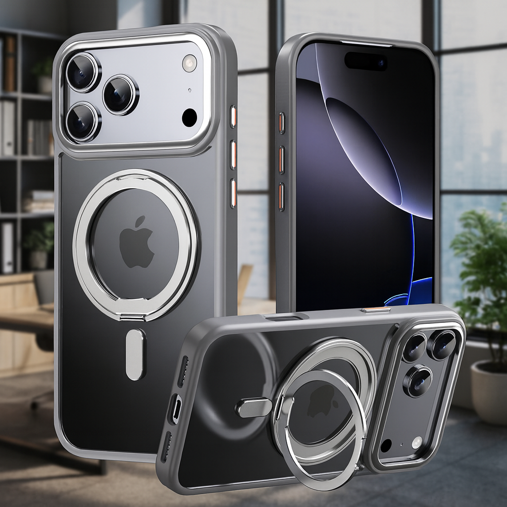 Hybrid Protection Magnetic Ring Case Mobile Case by CoverMeUp - Style 3