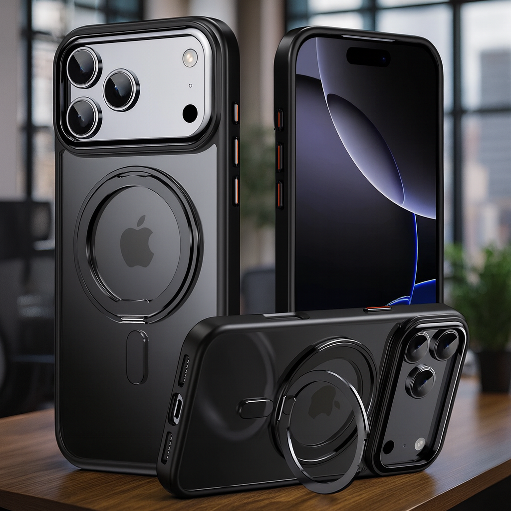 Hybrid Protection Magnetic Ring Case Mobile Case by CoverMeUp - Style 4