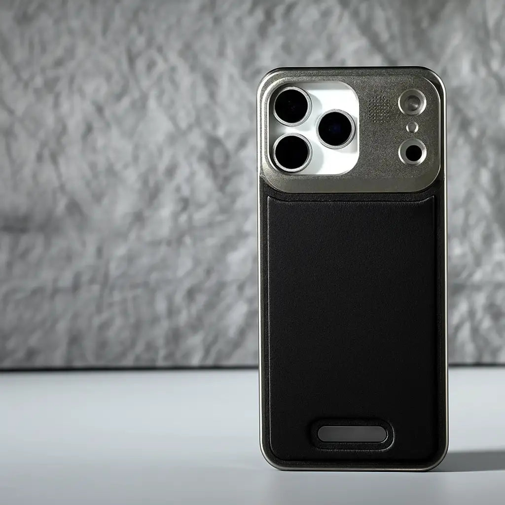 iPhone 17 Series Aero Flex Premium Metallic Leather Case