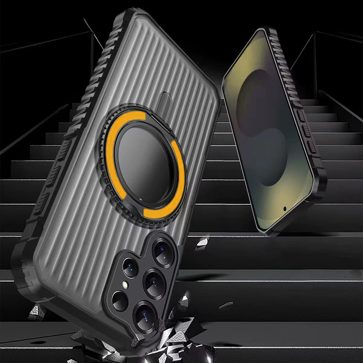 Bolt Clad Magnetic Kickstand Case - Samsung Mobile Case by CoverMeUp - Style 10