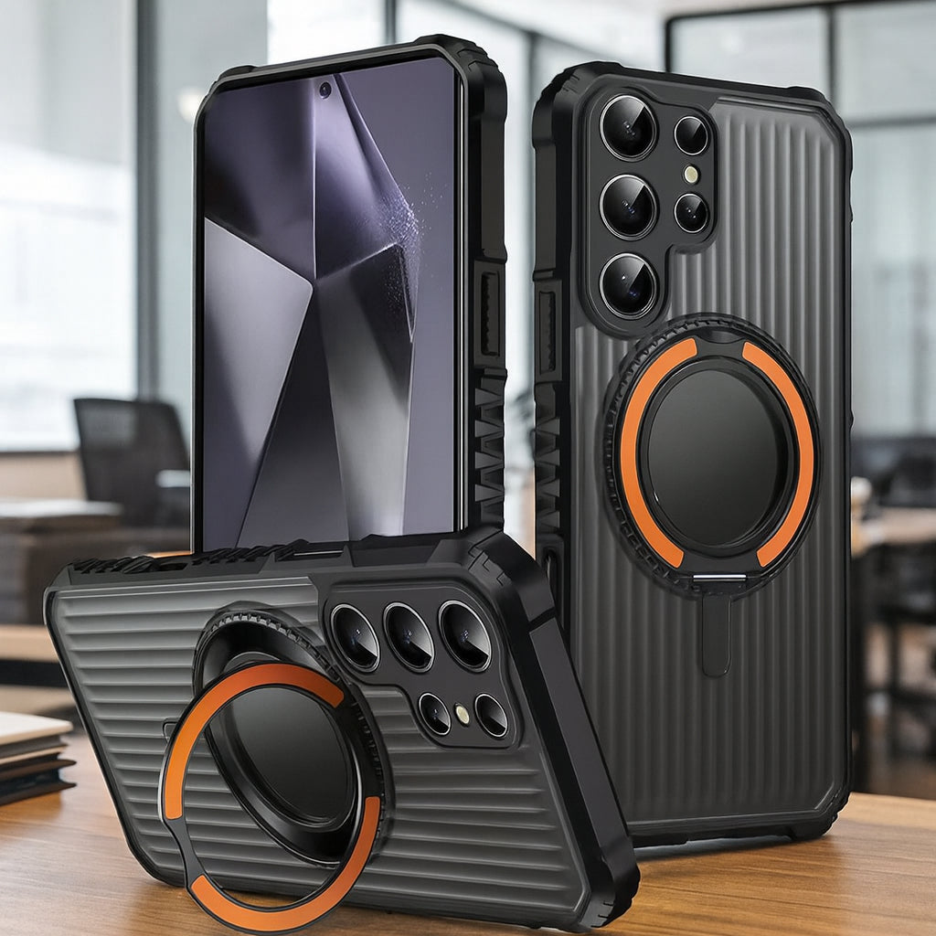 Bolt Clad Magnetic Kickstand Case - Samsung Mobile Case by CoverMeUp - Style 3