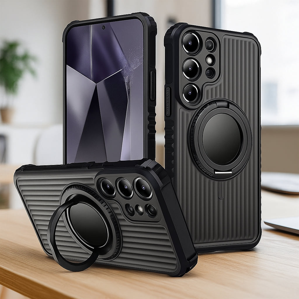 Bolt Clad Magnetic Kickstand Case - Samsung Mobile Case by CoverMeUp