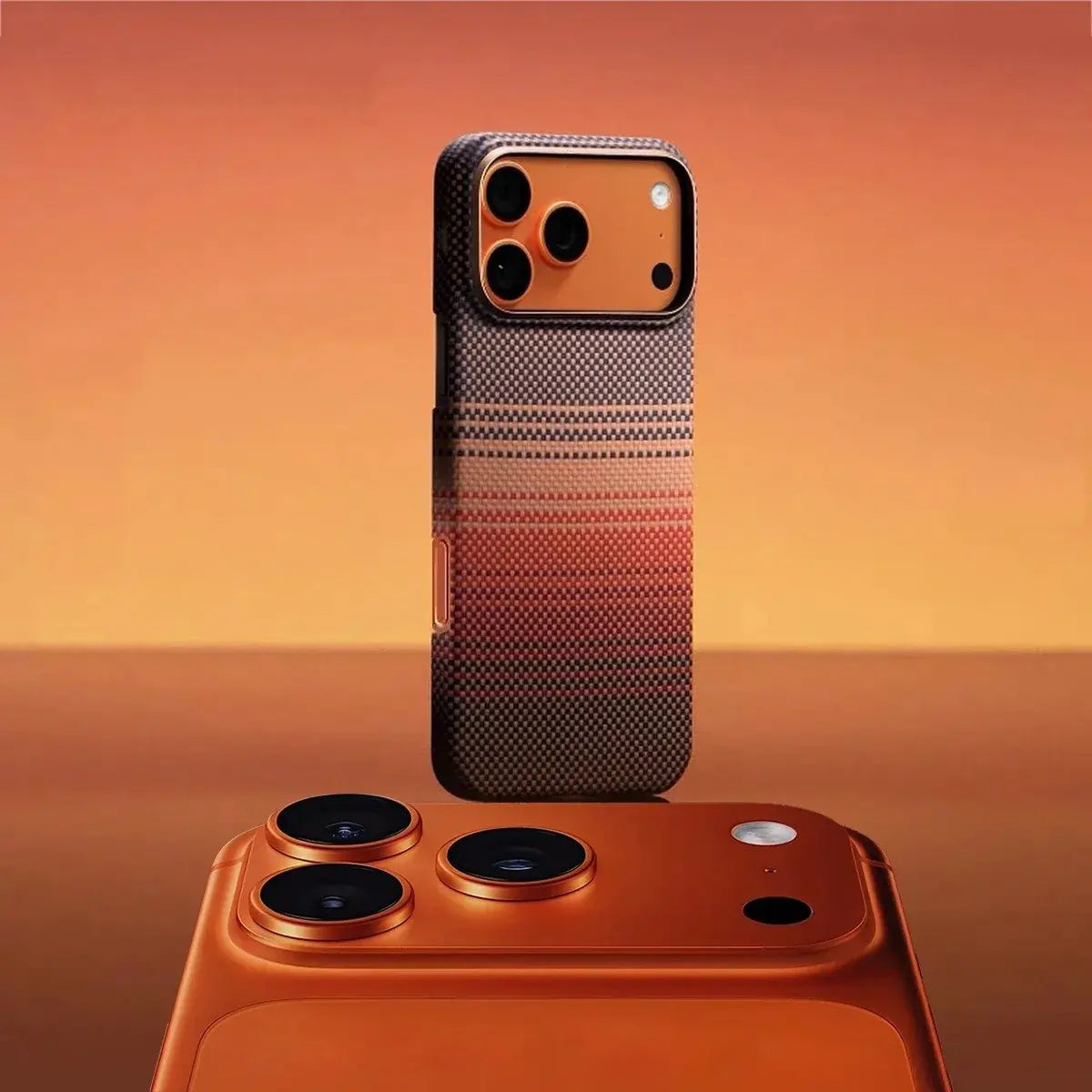 Desert Carbon Saffron Weave Case