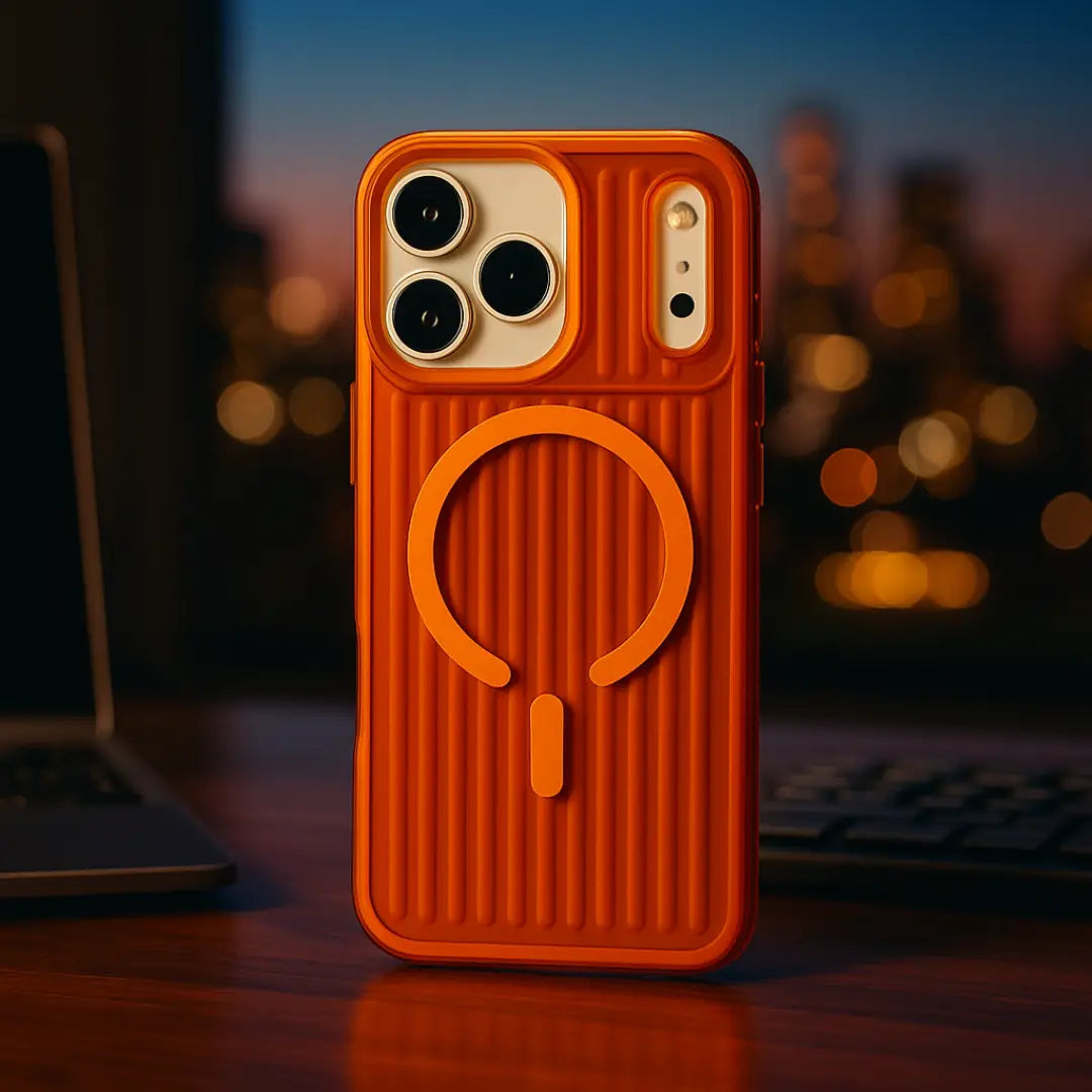 Orinox Sleek Corrugated Magsafe Case Mobile Case by CoverMeUp