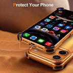 Metallic Frame Corner Guard Case Mobile Case by CoverMeUp - Style 9