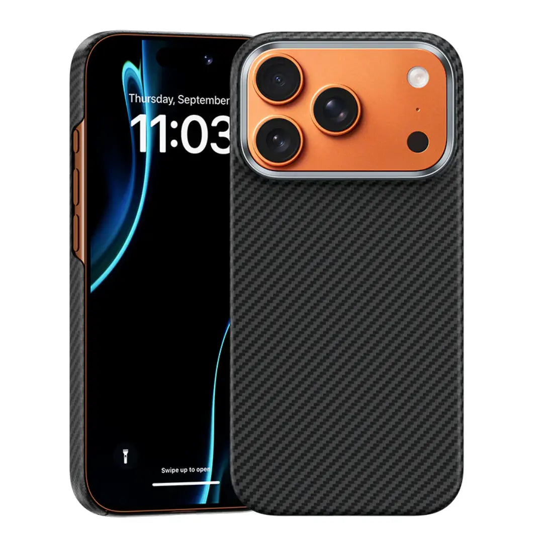 Carbon Lattice Ember Edge Case Mobile Case by CoverMeUp