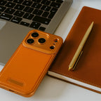 Protective Apple iPhone Back Cover - iPhone 17 Series Aero Flex Premium Metallic Leather Case - Style 10