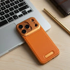 Protective Apple iPhone Back Cover - iPhone 17 Series Aero Flex Premium Metallic Leather Case - Style 8