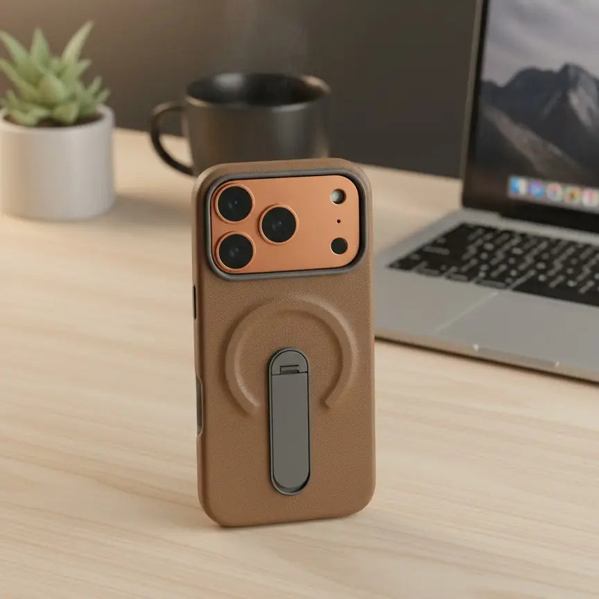Rustic Stone Mag Stand Case Mobile Case by CoverMeUp - Style 3