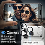 Protective Apple iPhone Back Cover - iPhone 17 Series Camera Lens Protector - Style 4
