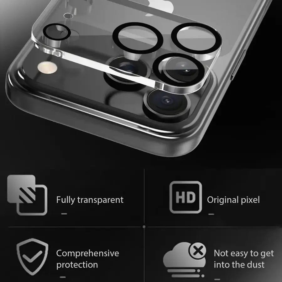 Protective Apple iPhone Back Cover - iPhone 17 Series Camera Lens Protector - Style 6