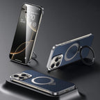 Vectura Carbon Core Magnetic Bracket Case Mobile Case by CoverMeUp - Style 2