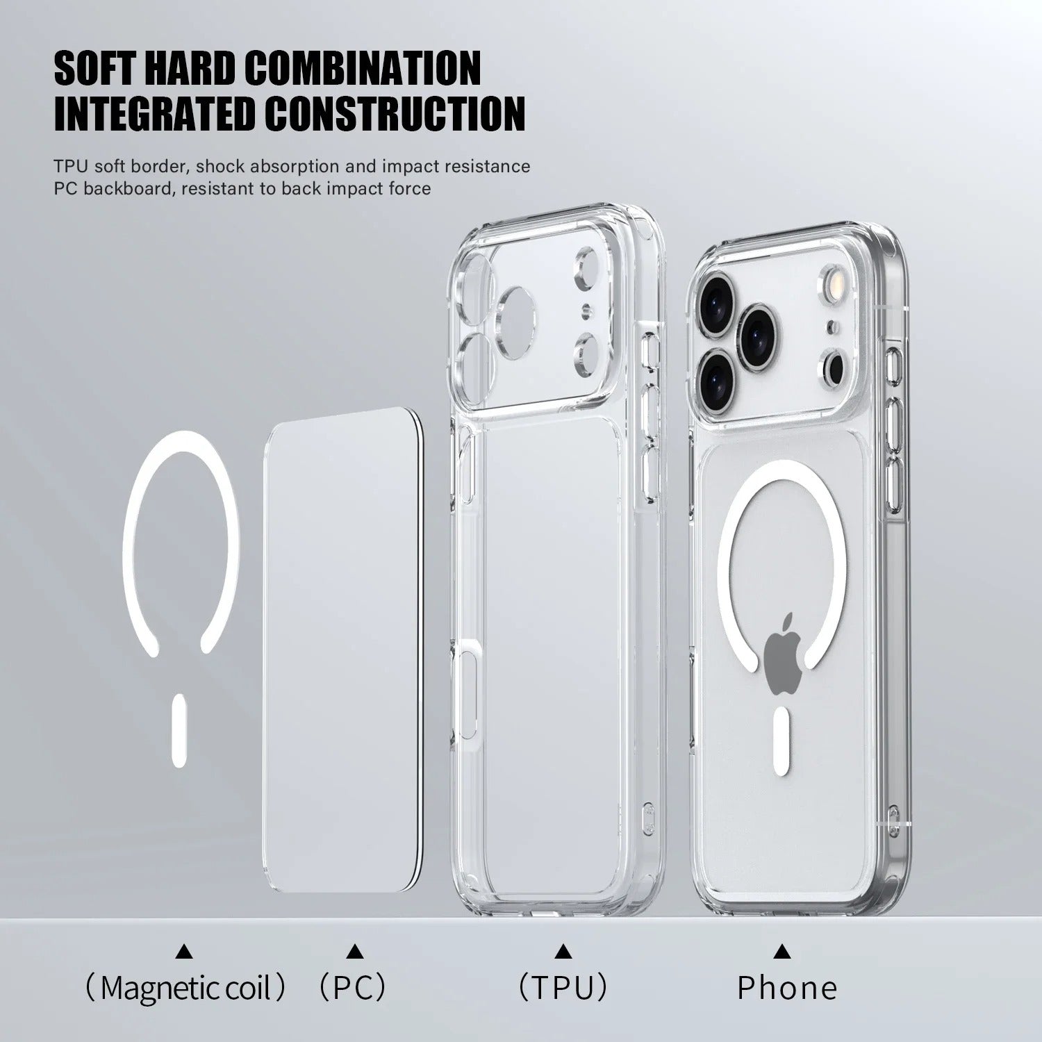 Modern Hybrid Armor Mag Case Mobile Case by CoverMeUp - Style 8