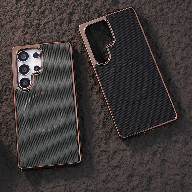 Golden Edge Prime Leather Case Mobile Case by CoverMeUp - Style 2