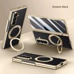 Nightshade Gold Leather Shield Case Mobile Case by CoverMeUp