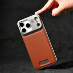 Protective Apple iPhone Back Cover - iPhone 17 Series Aero Flex Premium Metallic Leather Case - Style 6