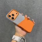 Protective Apple iPhone Back Cover - iPhone 17 Series Sleek Dual Tone Card Holder Case - Style 13