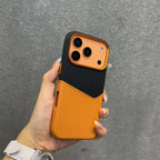 Protective Apple iPhone Back Cover - iPhone 17 Series Sleek Dual Tone Card Holder Case - Style 12
