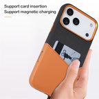 Protective Apple iPhone Back Cover - iPhone 17 Series Sleek Dual Tone Card Holder Case - Style 9