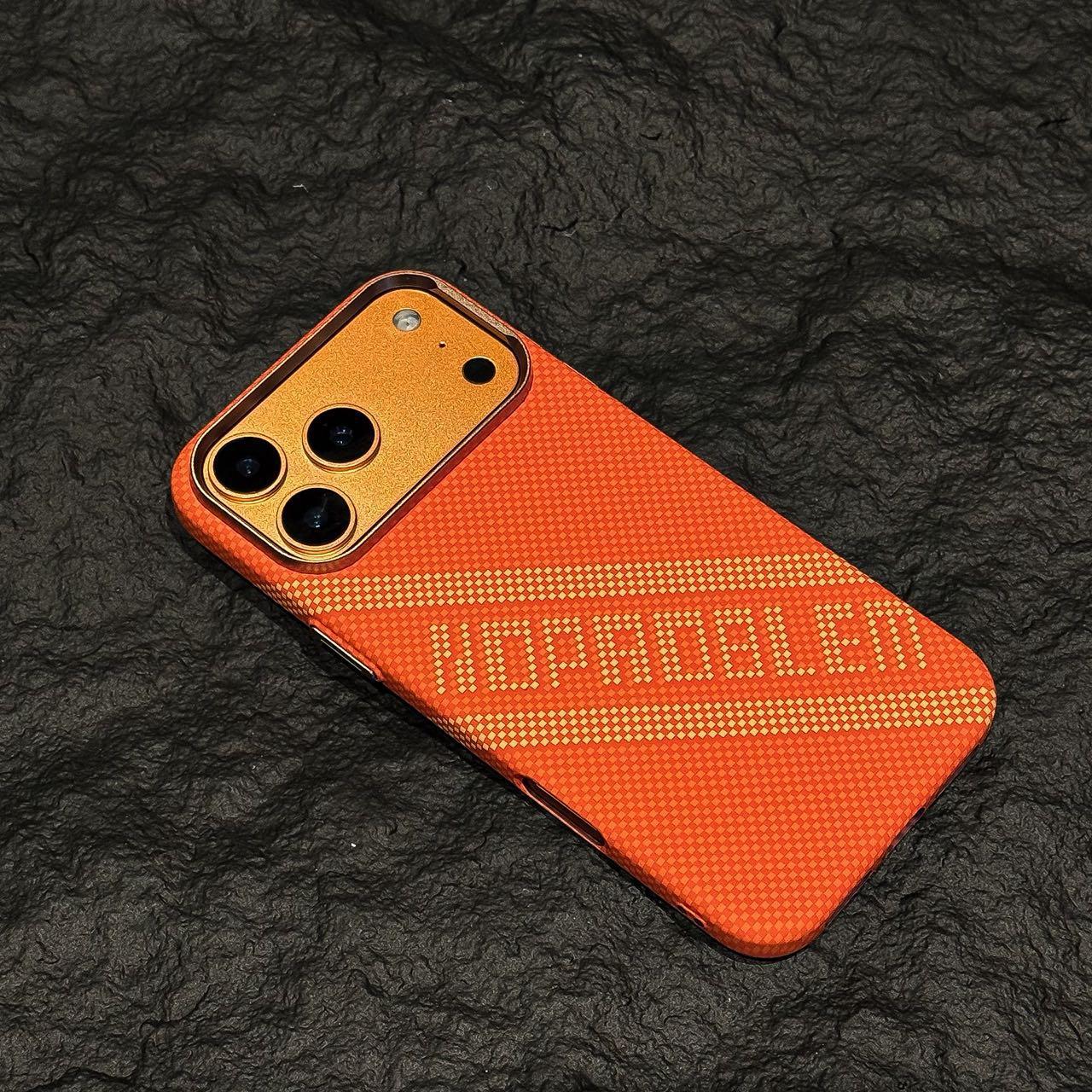Linea Weave Stripe Carbon Case Mobile Case by CoverMeUp - Style 4