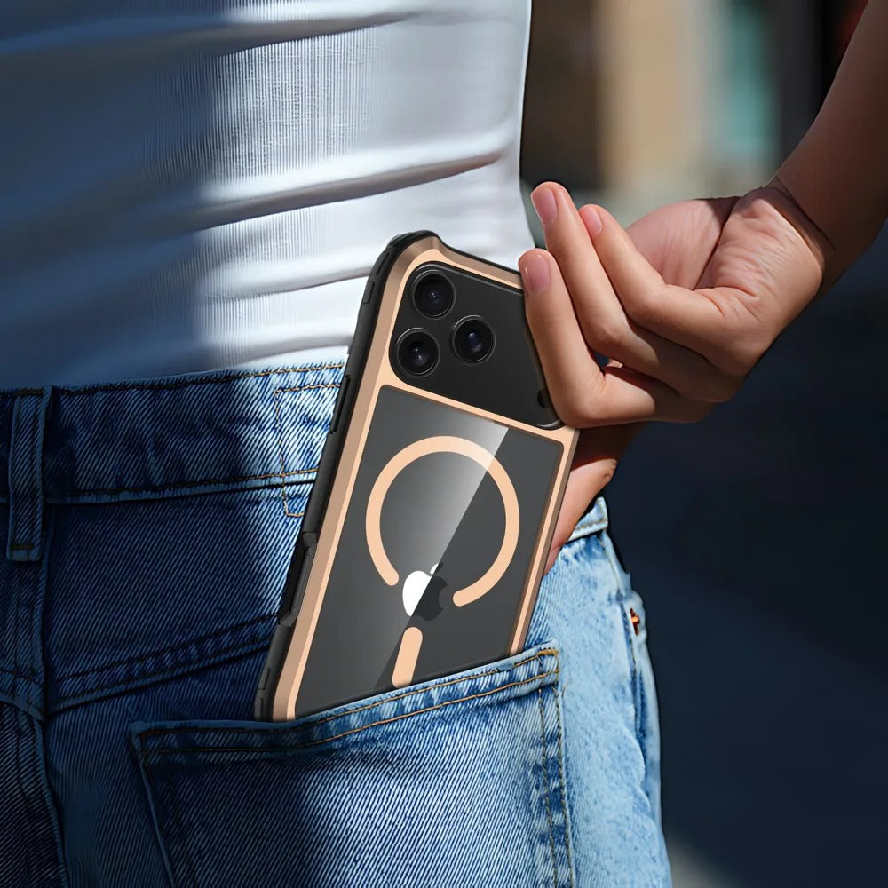 Retro Core Alloy MagSafe Case Mobile Case by CoverMeUp - Style 7