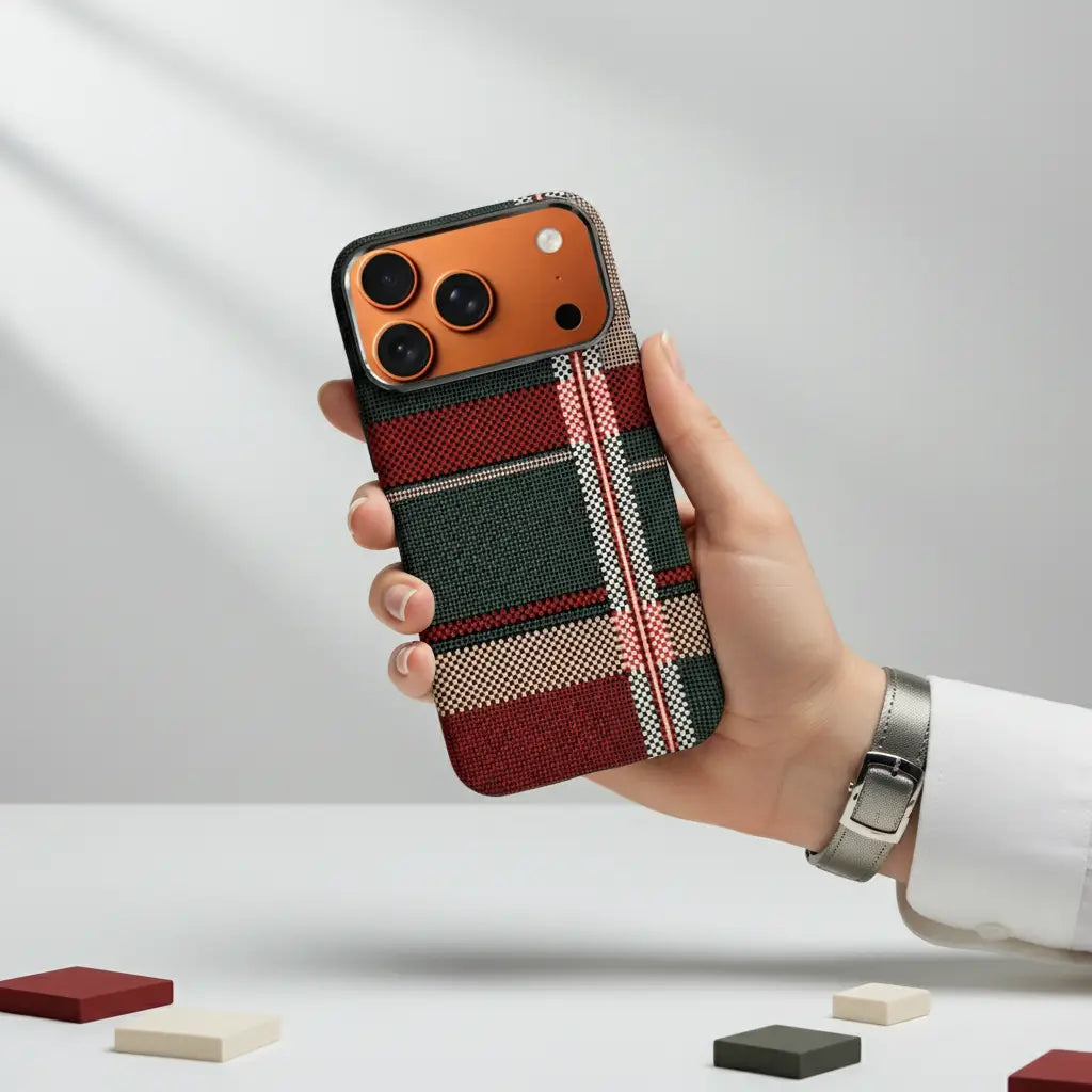 Protective Apple iPhone Back Cover - iPhone 17 Series Ultimate Luminous Magnetic Fiber Case - Style 5