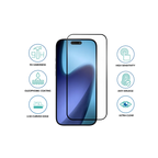 Benks - Smart Shield Crystal and Privacy Tempered Glass Mobile Case by CoverMeUp - Style 5