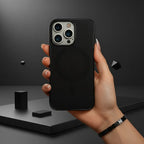 Protective Apple iPhone Back Cover - Luxury Frameless Leather MagSafe Case - iPhone - Style 7