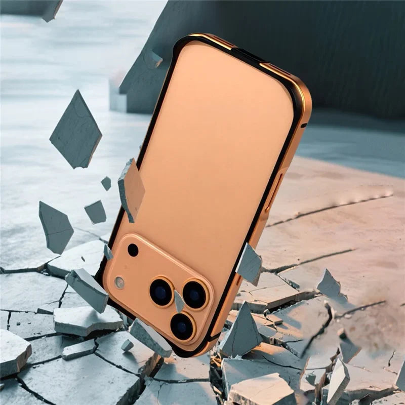 Protective Apple iPhone Back Cover - iPhone 17 Series Nova Edge Frame Case - Style 6