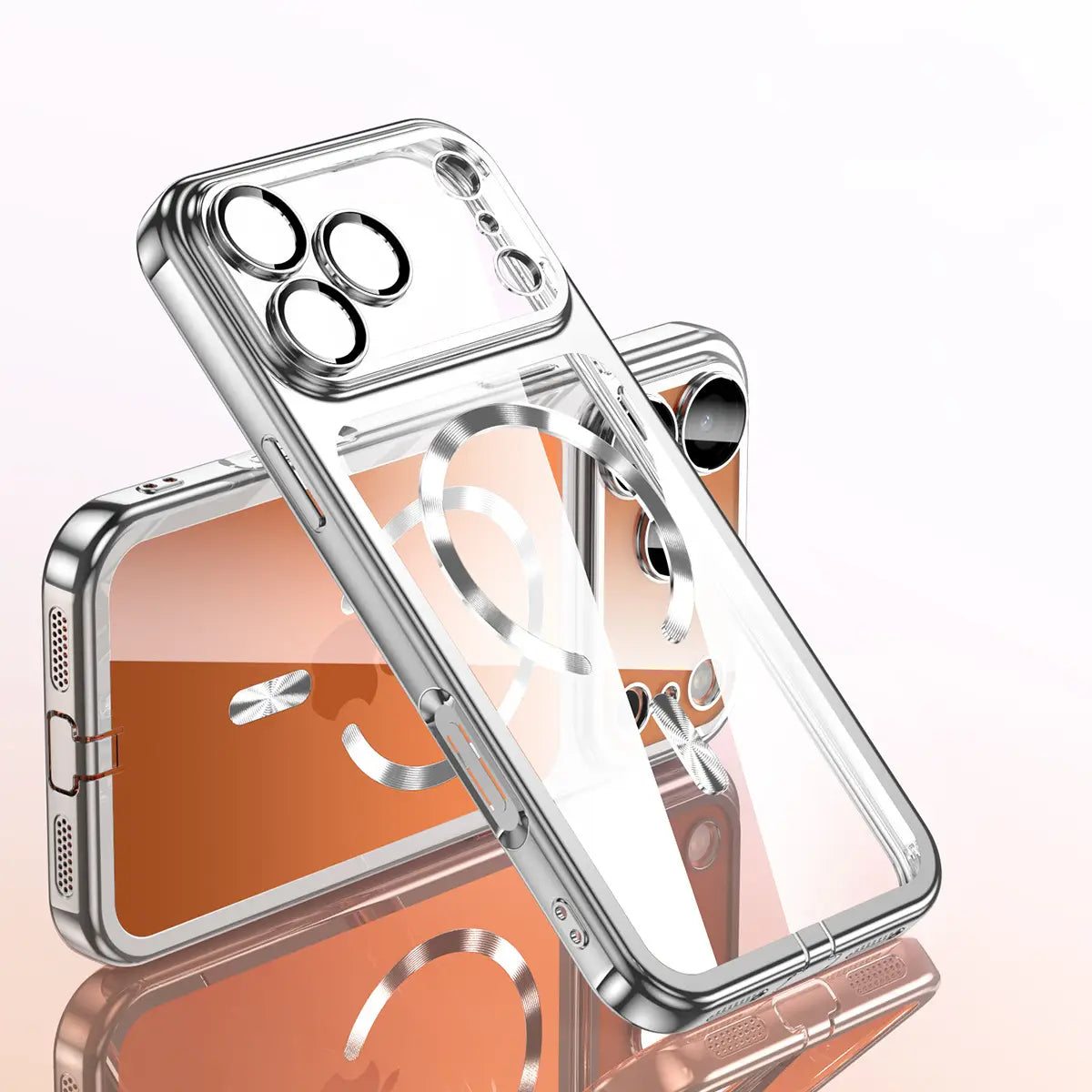 Protective Apple iPhone Back Cover - Ethereal Prism Transparent MagSafe Case - iPhone - Style 15