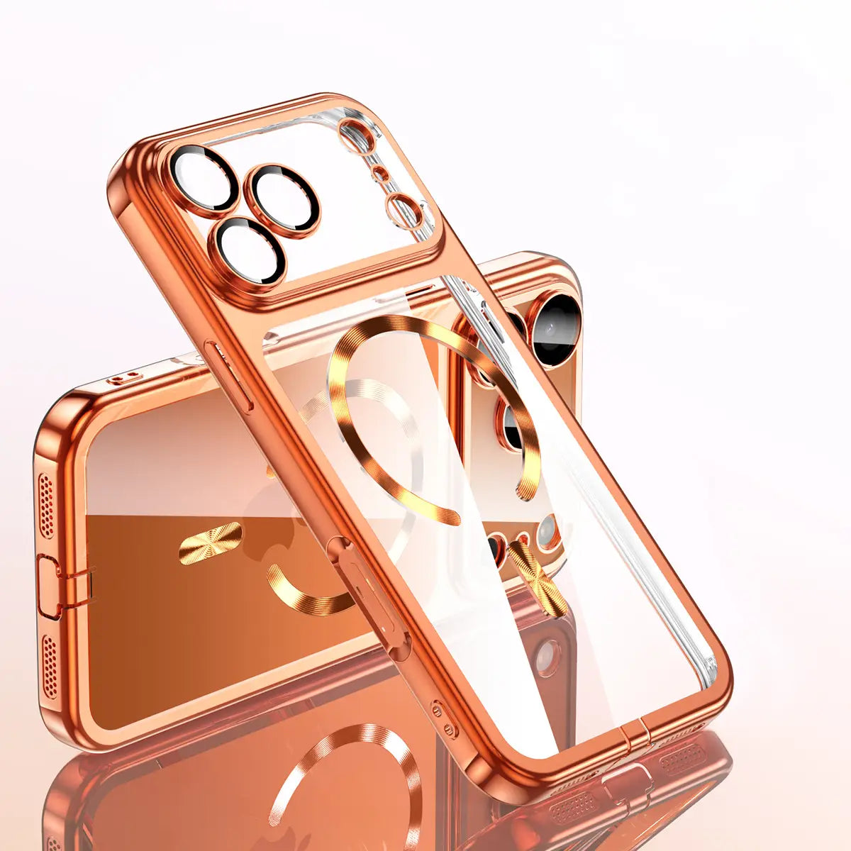 Protective Apple iPhone Back Cover - Ethereal Prism Transparent MagSafe Case - iPhone - Style 14