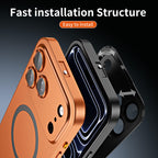 Protective Apple iPhone Back Cover - iPhone 17 Series MetallicMag Magnetic Shockproof Case - Style 10