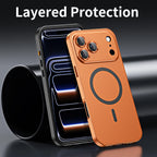 Protective Apple iPhone Back Cover - iPhone 17 Series MetallicMag Magnetic Shockproof Case - Style 11